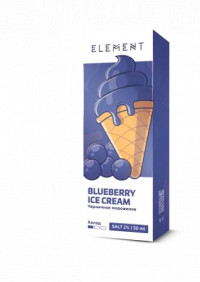 Жидкость Element Salt - Blueberry Ice cream (Черничное мороженое) 30 мл (20 мг)