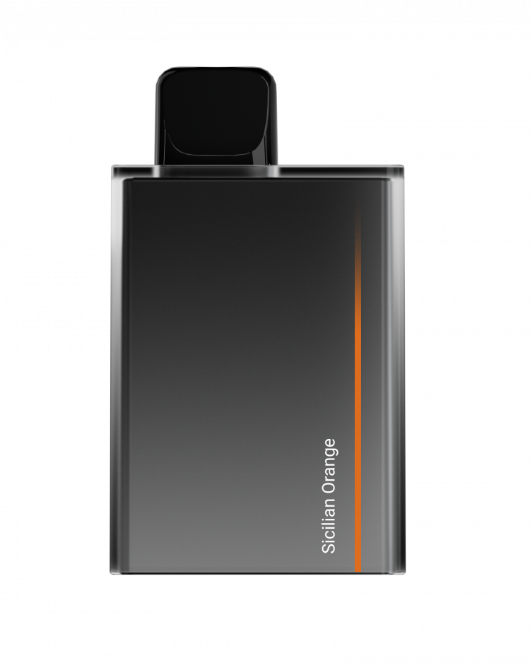 (М) Одноразовая электронная сигарета SOAK CUBE Black (7000) - Сицилийский апельсин
