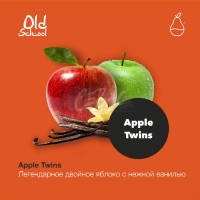 Табак MattPear OldSchool  - Apple Twins (двойное яблоко ваниль) 30 гр