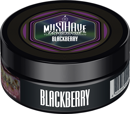 Табак MustHave - Blackberry (Спелая ежевика) 125 гр