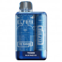 Одноразовая электронная сигарета Elf Bar (TE 5000) - Blue Razz Ice (Голубика, малина, лед)
