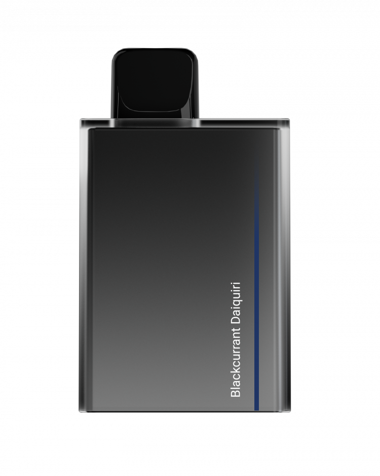 (М) Одноразовая электронная сигарета SOAK CUBE Black (7000) - Дайкири-черная смородина