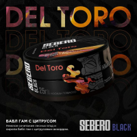 Табак Sebero Black - Del Toro (Лесные ягоды, бабл гам, цитрус) 25 гр