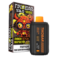 (М) Одноразовая электронная сигарета Tikobar 9000 - Лимон персик маракуйя