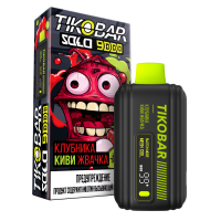 (М) Одноразовая электронная сигарета Tikobar 9000 - Клубника киви жвачка