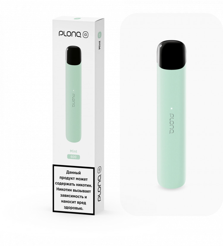 Одноразовая электронная сигарета Plonq Alpha 600 - Мята