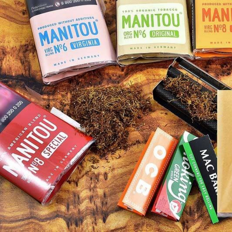 Табак для самокруток Manitou - Virginia Gold №8 30 гр