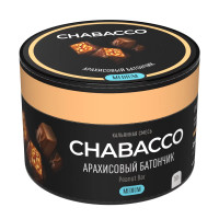 Бестабачная смесь Chabacco Medium - Peanut bar (Арахисовый батончик) 50 гр