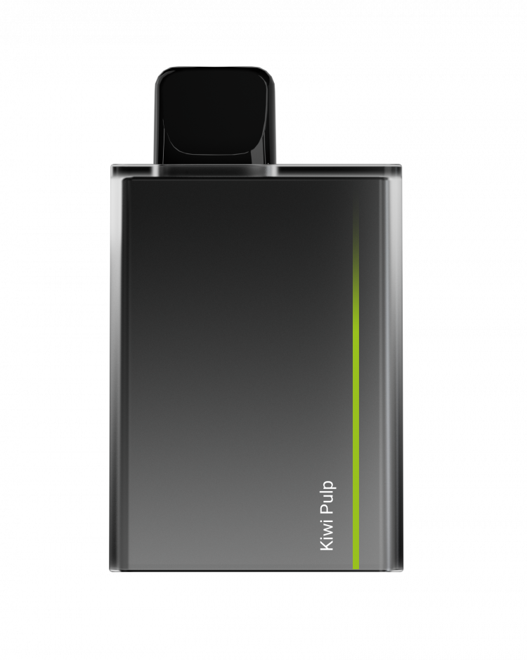 (М) Одноразовая электронная сигарета SOAK CUBE Black (7000) - Мякоть киви