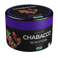 Бестабачная смесь Chabacco Medium - Sour Cowberry (Кислая брусника) 50 гр